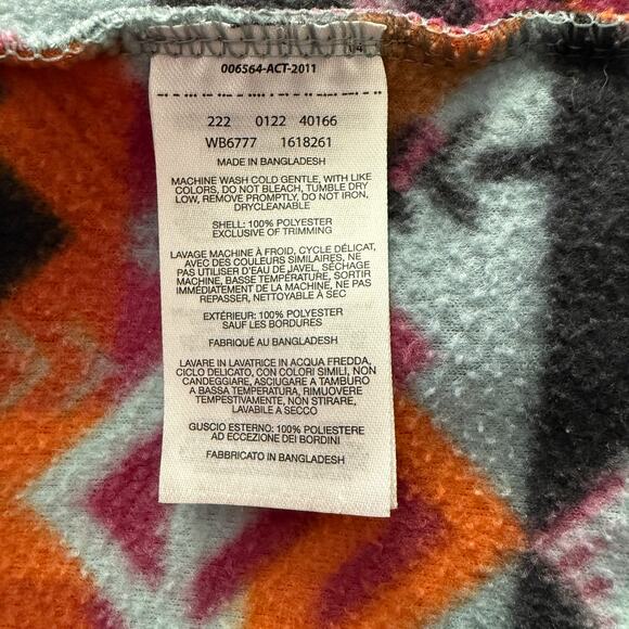 Columbia Kids Fleece Jacket Aztec Southwestern Print Zip Up Coat Size M 10/12 - Picture 7 of 9
